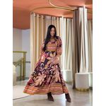 Vestido Samira Marsala Folha