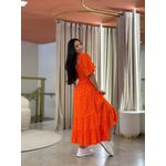 Vestido Maria Flor Laranja