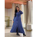 Vestido Samanta Azul Petroleo 