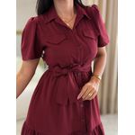 Vestido Barbara Marsala