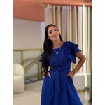 Vestido Suelen Azul Bic