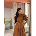 Vestido Suelen Caramelo