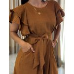Vestido Suelen Caramelo