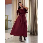 Vestido Suelen Marsala