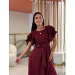 Vestido Suelen Marsala