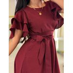 Vestido Suelen Marsala