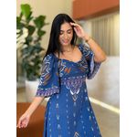 Vestido Aline Azul