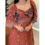 Vestido Aline Terracota
