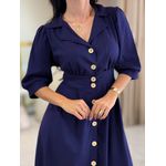 Vestido Mila Azul Marinho