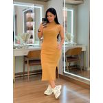 Vestido Isis Caramelo