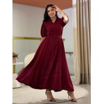 Vestido Laura Marsala
