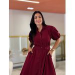Vestido Laura Marsala