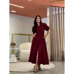 Vestido Laura Marsala
