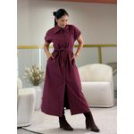 Vestido Isa Marsala