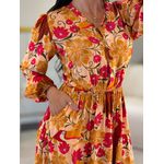 Vestido Farm Salmão