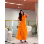 Vestido Clara Laranja