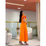 Vestido Clara Laranja
