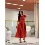 Vestido Celina Telha