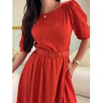 Vestido Celina Telha