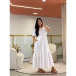 Vestido Zara Off White