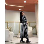 Vestido Maite Preto E Branco