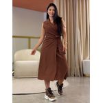Vestido Hana Marrom