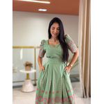 Vestido Lila Verde