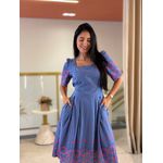 Vestido Lila Azul