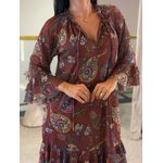 Vestido Selena Marrom