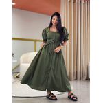 Vestido Flavia Verde Militar