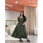 Vestido Flavia Verde Militar