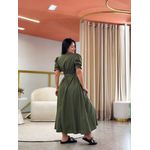 Vestido Flavia Verde Militar