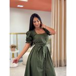 Vestido Flavia Verde Militar