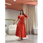 Vestido Flavia Terracota