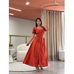 Vestido Flavia Terracota