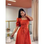 Vestido Flavia Terracota
