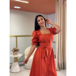 Vestido Flavia Terracota