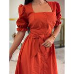 Vestido Flavia Terracota