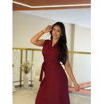 Vestido Hana Vinho