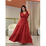 Vestido Angelica Plus Terracota