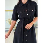 Vestido Joice Preto E Branco