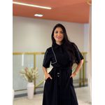 Vestido Patricia Preto E Branco