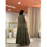 Vestido Helena Verde Militar