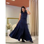 Vestido Helena Azul Marinho