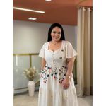 Vestido Sofie Cru Linho