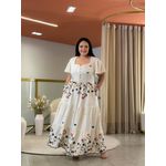 Vestido Sofie Cru Linho