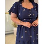 Vestido Livia Azul Floral