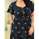 Vestido Livia Preto Floral