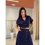 Vestido Luana Azul Marinho