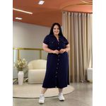 Vestido Luana Azul Marinho
